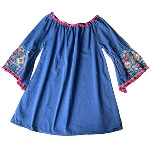 Velzera Tunic / Dress Boho-Inspired Festive Feeling Wear Your Art Pizzas 1XL